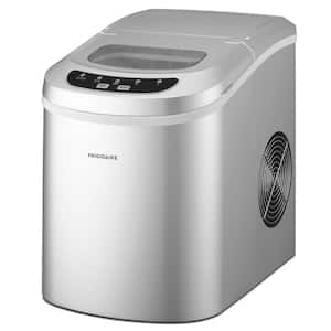 26 lbs. Freestanding Ice Maker in Silver