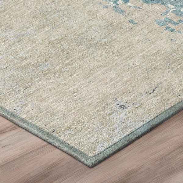 Chantille Machine Washable Indoor/Outdoor Abstract ACN3112 Gray 10 ft. x 14 ft. Area Rug