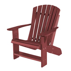 Heritage Cherrywood Plastic Outdoor Adirondack Chair