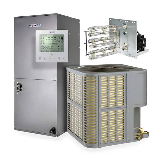 56,000 BTU 4.6 17 SEER2 Vertex Ducted Central Split Air Conditioner Inverter Heat Pump 230V