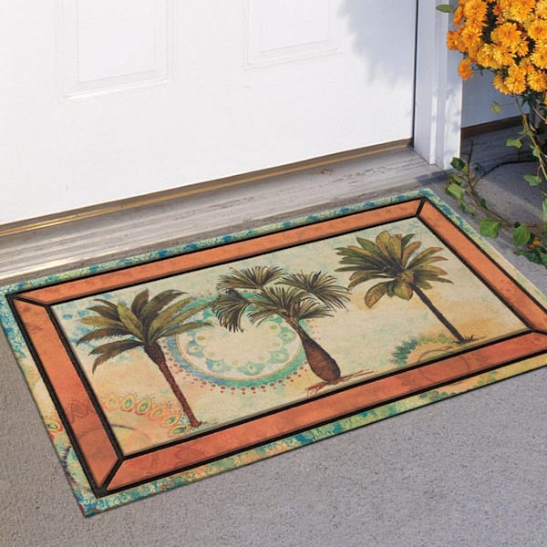 Painted Recycled Rubber Door Mat And Your Opinion Needed