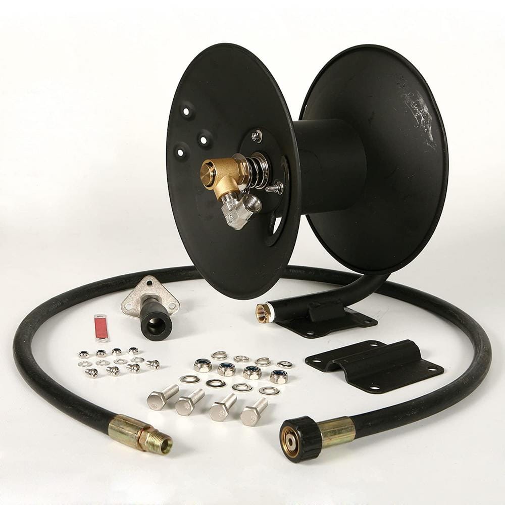99023586 Steel Pressure Washer Reel for 50 ft. Hose with Pump, Black price history on PriceWatchPro