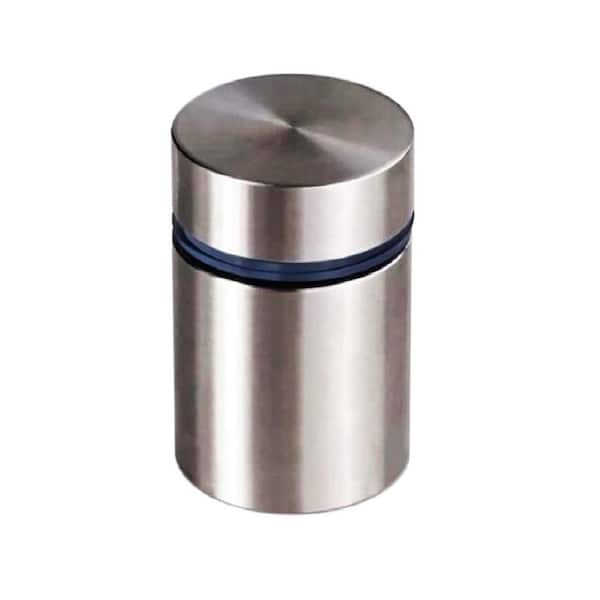null 1 in. Dia x 1-3/8 in. L Stainless Steel Standoffs for Signs (4-Pack)