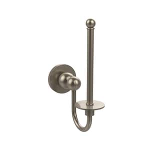 Bolero Collection Upright Single Post Toilet Paper Holder in Antique Pewter