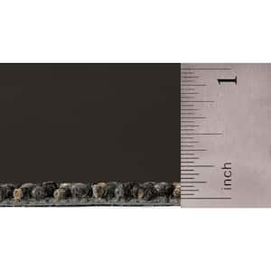 8 in. x 8 in. Textured Loop Carpet Sample - Basics -Color - Grey