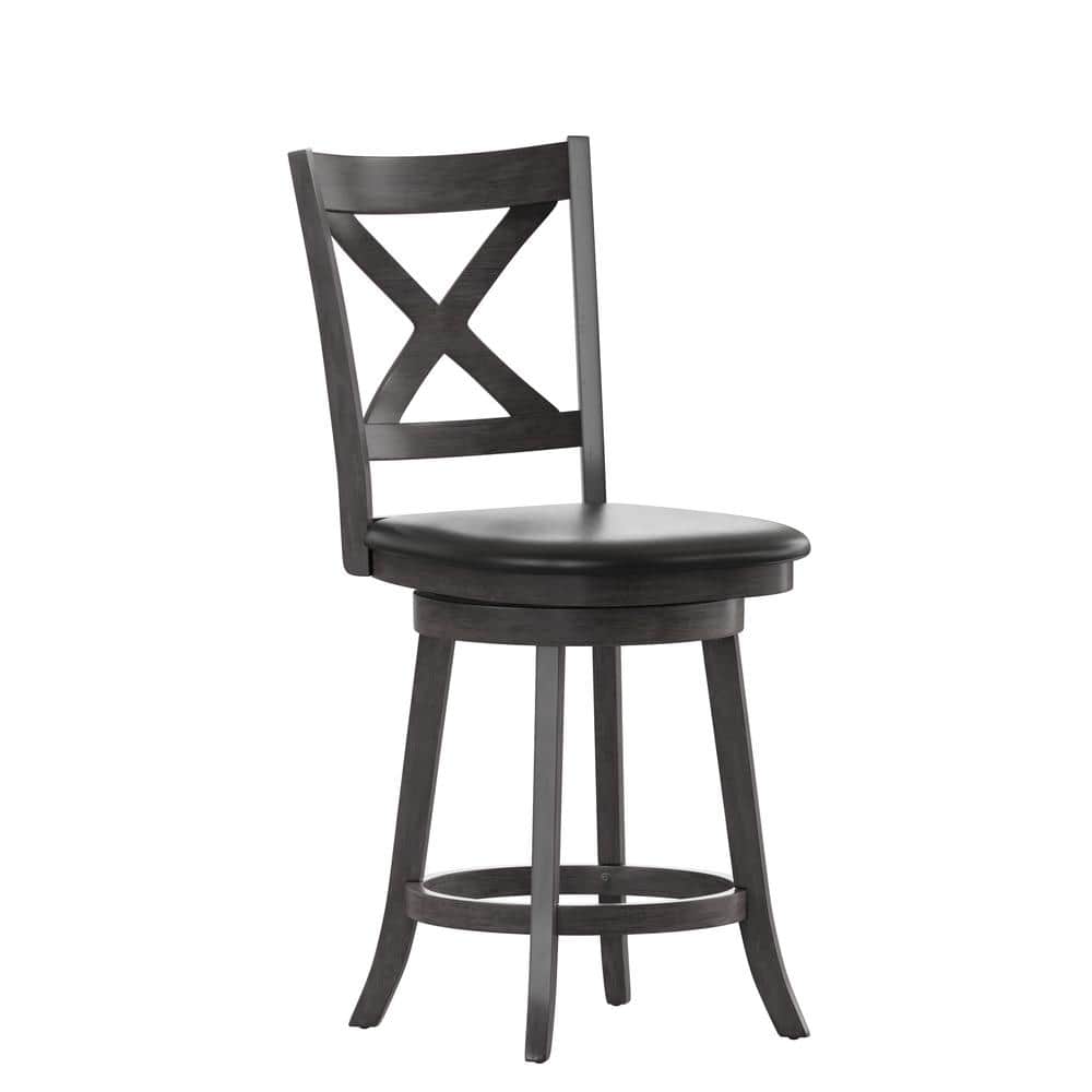 Claire Brown Checkered Boucle Stool – TOV Furniture