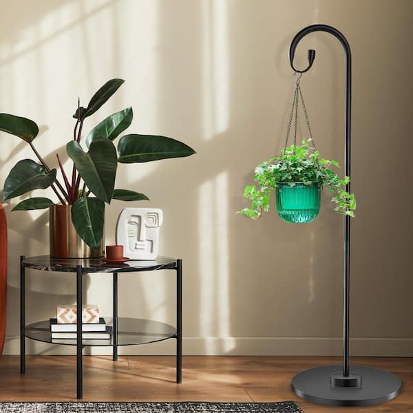 Free Standing Shepherd Hooks Shepherd's Hook Floor Stand 67 Inch -  Adjustable Heavy Duty Plant Hanger For Patio, No Staking Needed Support  Plante Suspendue