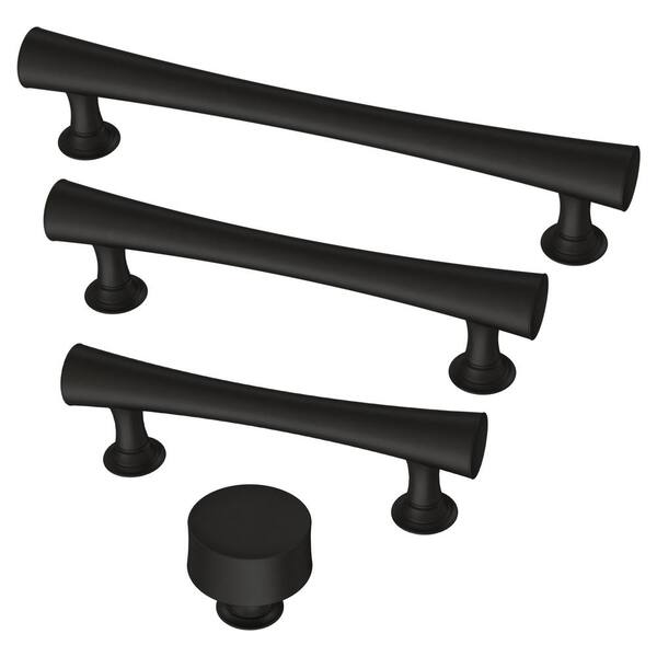Drum 3 in. (76mm) Matte Black Drawer Pull Drum 3 in. (76mm) Matte Black Drawer Pull