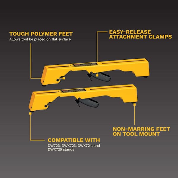 Miter Saw Workstation Tool Mounting Brackets