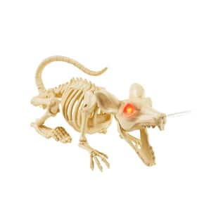 15 in. LED Skeleton Rat