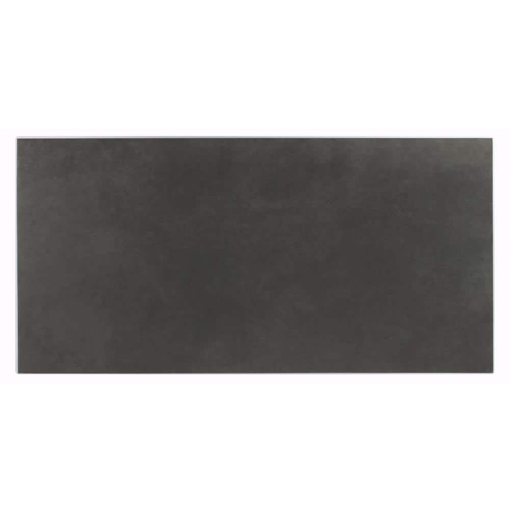 Matte Steel 12x24 Porcelain Tile with Pressed Edges