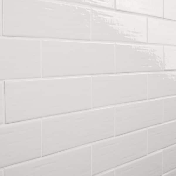 Ivy Hill Tile Crux Polished White 2.81 in. x 8.75 in. Polished