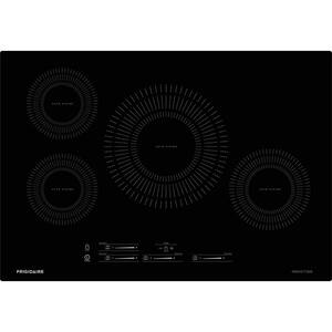 30 in. Induction Cooktop in Black with 4 Elements