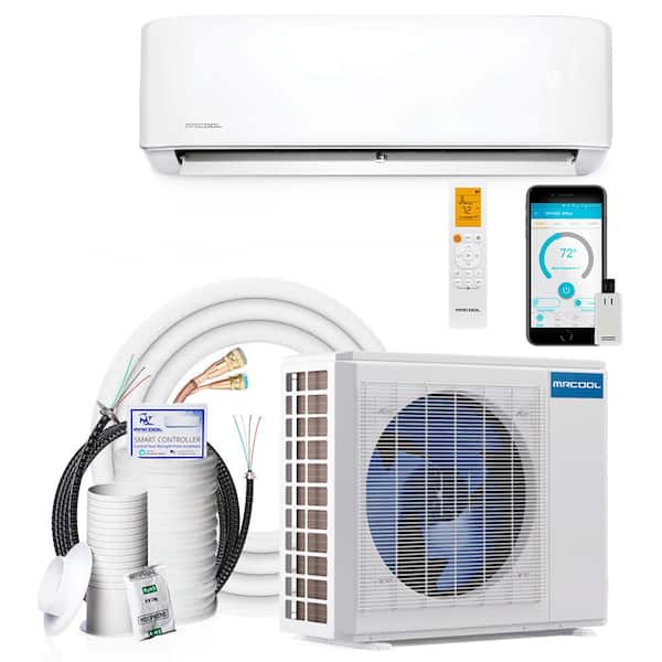 MRCOOL DIY 24,000 BTU 2-Ton 1-Zone 20.5 SEER Ductless Mini-Split AC and Heat Pump with 24K and 25 ft. Line - 230-Volt