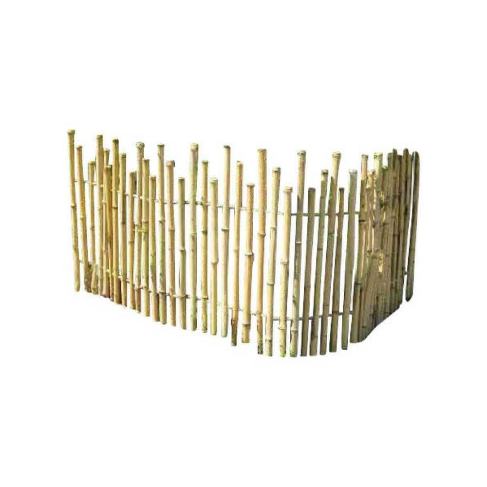 MGP 5 ft. L x 4 ft. H Bamboo Picket Rolled Fence NBF48 The Home Depot