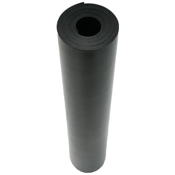 Rubber Flooring Roll Geneva 8 mm Black 25 LF