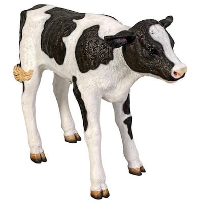 25.5 in. H Buttercup the Life Size Holstein Calf Dairy Cow Statue