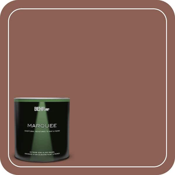 BEHR MARQUEE 1 qt. #ECC-26-1 Cedar Grove Semi-Gloss Enamel Exterior Paint & Primer