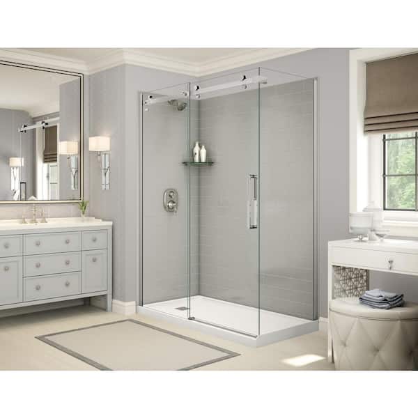 MAAX Utile Metro 32 in. x 60 in. x 83.5 in. Left Drain Corner