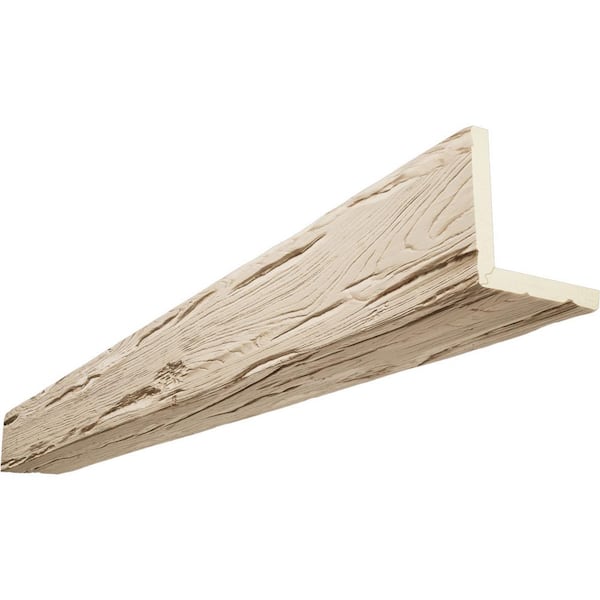 Ekena Millwork Endurathane 4 in. H x 10 in. W x 14 ft. L Riverwood Sonora Desert Faux Wood Beam