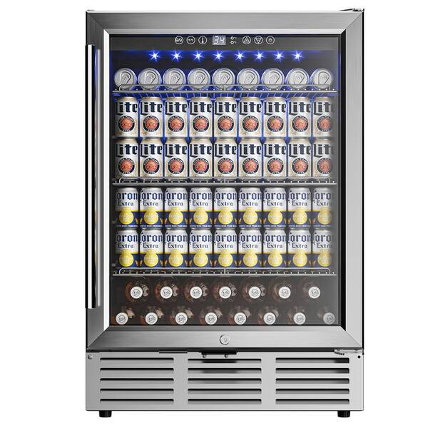 24 In Single Zone Beverage And Wine Cooler Glass Door Bruc Sd53 Hd The Home Depot 6237