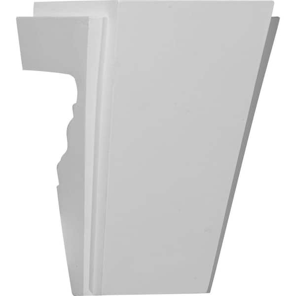 Ekena Millwork 6 in. x 4-5/8 in. x 7-5/8 in. Primed Polyurethane Nexus Keystone