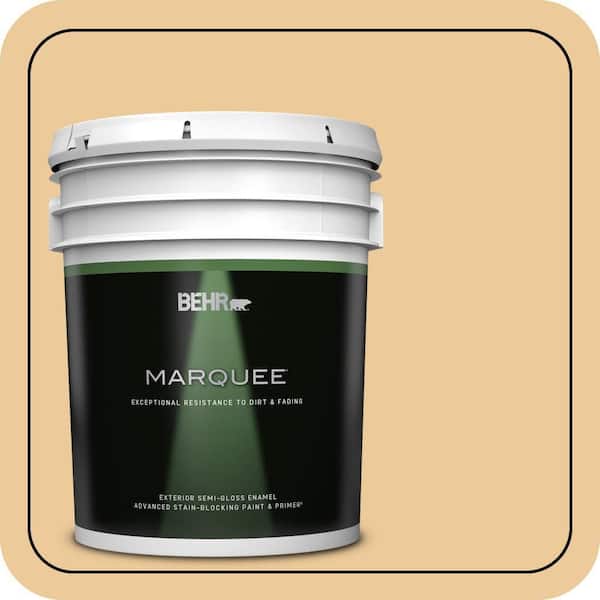 BEHR MARQUEE 5 gal. #M270-4 Filtered Moon Semi-Gloss Enamel Exterior Paint & Primer
