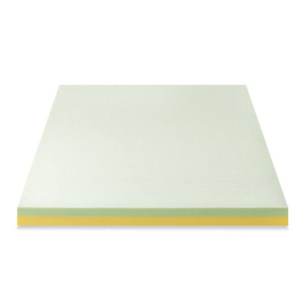 Zinus Green Tea 4 Inch Full TorsoTec Memory Foam Mattress Topper
