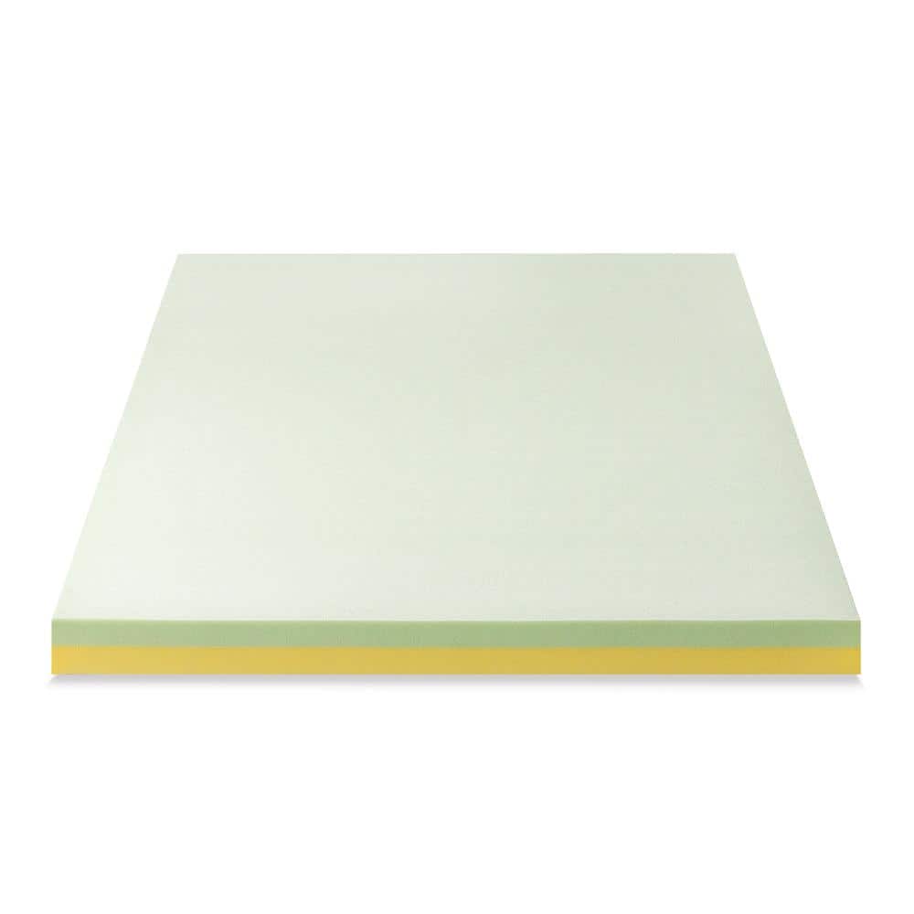 Zinus Green Tea 4 Inch Queen TorsoTec Memory Foam Mattress Topper ZU