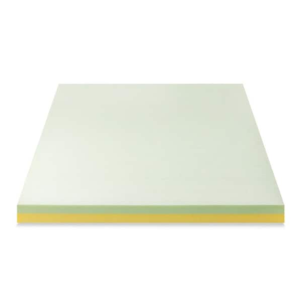 Zinus Green Tea 4 Inch Queen TorsoTec Memory Foam Mattress Topper ZU ...