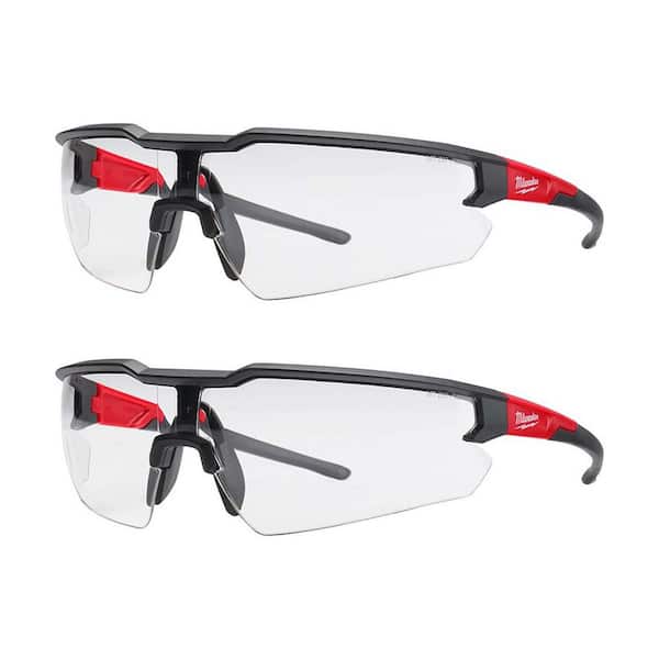 Clear Safety Glasses Anti-Scratch Lenses (2-Pack)