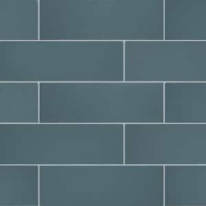 LuxeCraft Aura 4-1/4 in. x 12-7/8 in. Glazed Ceramic Undulated Wall Tile (10.64 sq. ft./Case)