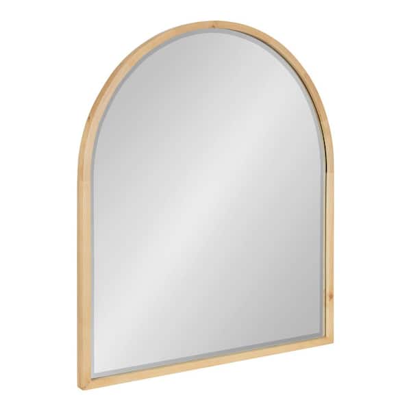 Kate and Laurel McLean 36.00 in. H x 32.00 in. WNatural Arch Mid-Century Framed Decorative Wall Mirror