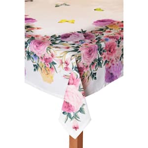 Springfield Gardens 60 in. x 120 in. 100% Cotton Tablecloth