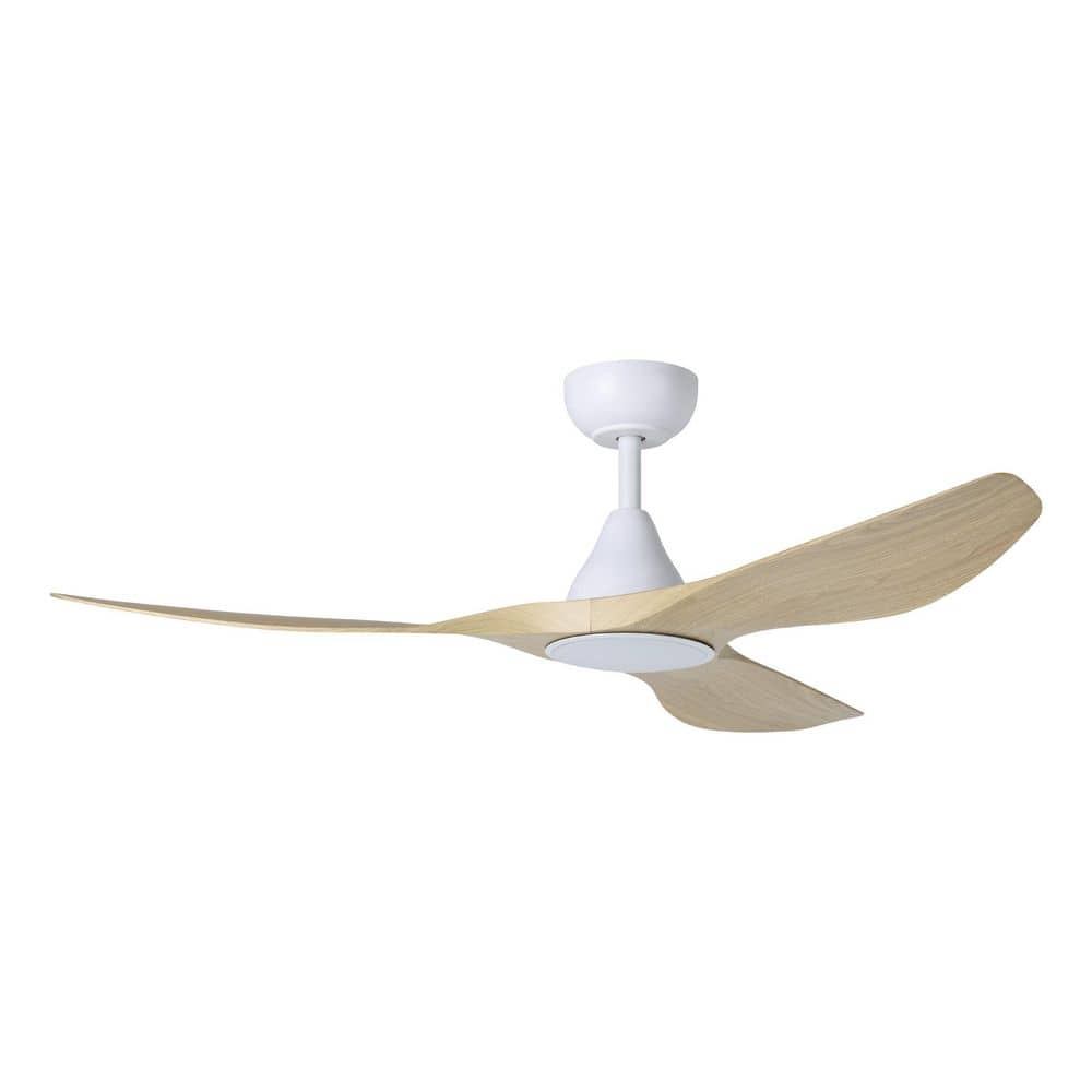 Surfline 52 in. Indoor White Ceiling Fan with Warm White Integrated LED price history on PriceWatchPro