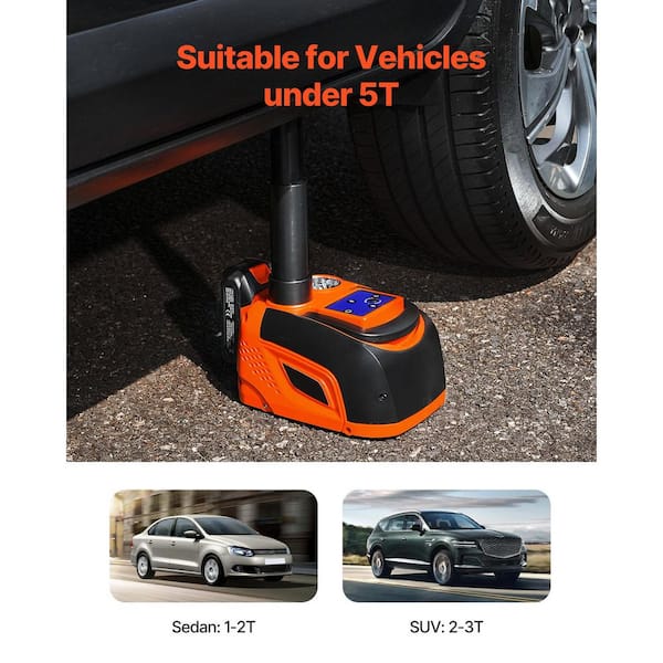 SKYSHALO Electric Car Jack, 5 Tons /11000 lbs., Adjustable