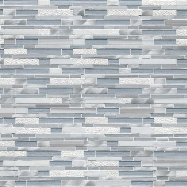 MSI Harlow Interlocking 12 in. x 12 in. x 8mm Glass Stone