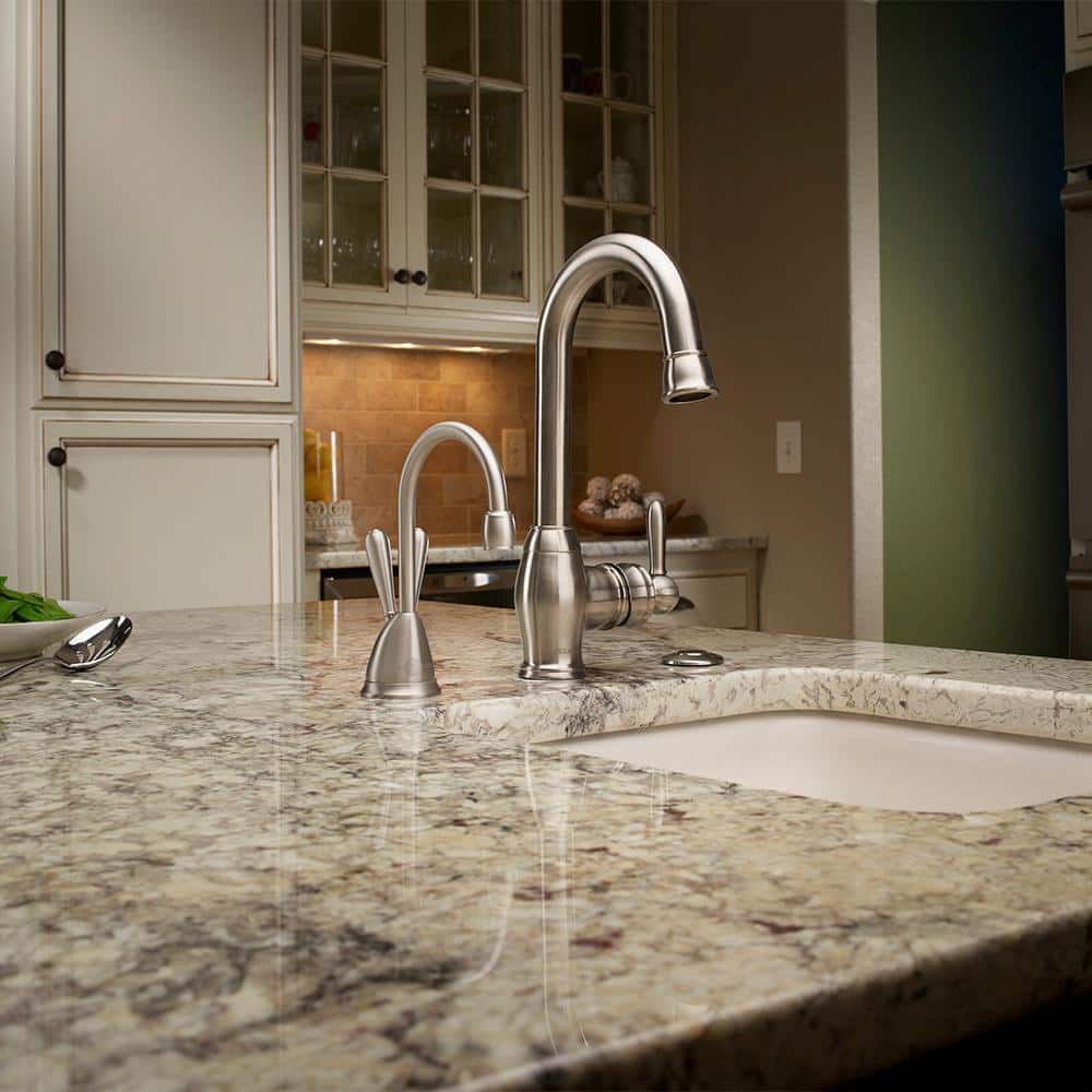 Satin Nickel Instant Hot and Cold Water Dispenser Faucet