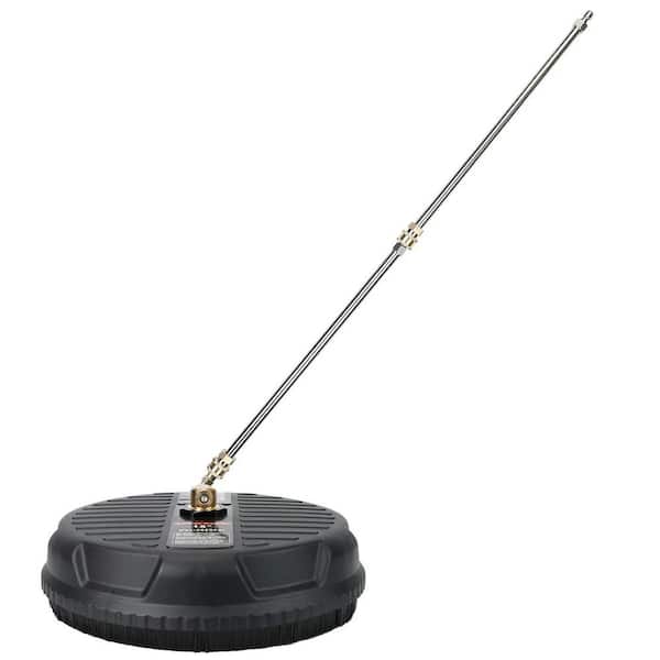15 in. 4000 PSI Disc Power High Pressure Washer Surface Cleaner, Flat Washer Broom with Replacement Nozzles Included