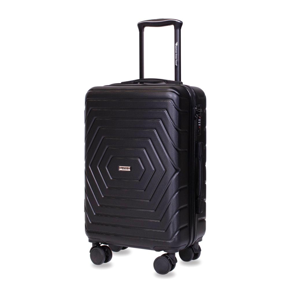 American Green Travel Westwood 20 in. Carry-On Black TSA Lock Anti ...