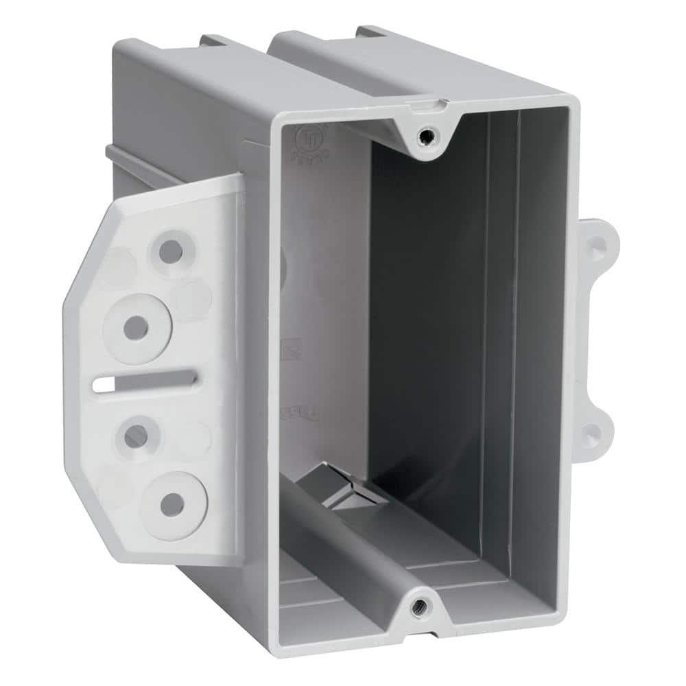 Legrand Pass & Seymour Slater Steel Stud 1-Gang Plastic