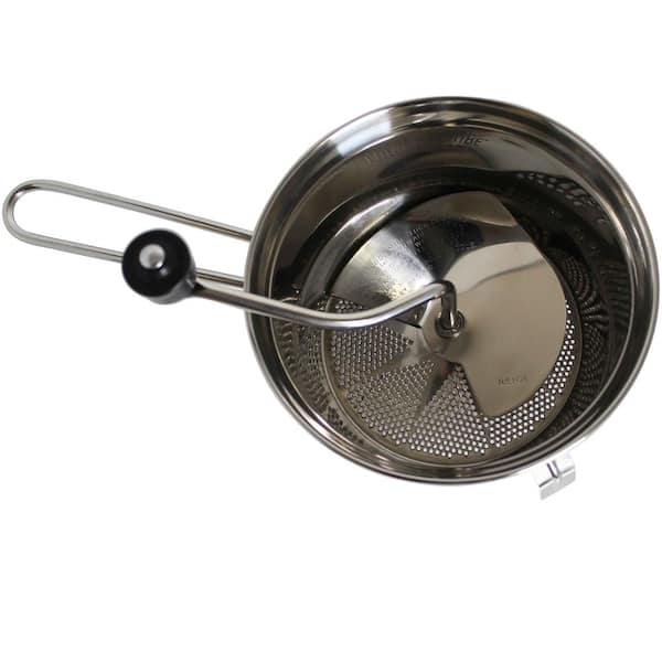 Winco 2 Qt. Stainless Steel #2 Food Mill