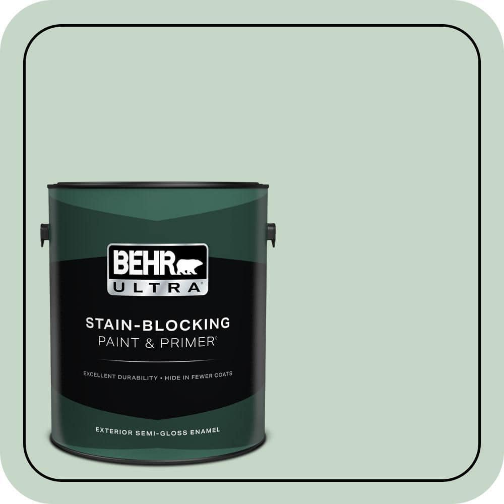 1 gal. #S410-2 New Moss Semi-Gloss Enamel Exterior Paint & Primer price history on PriceWatchPro