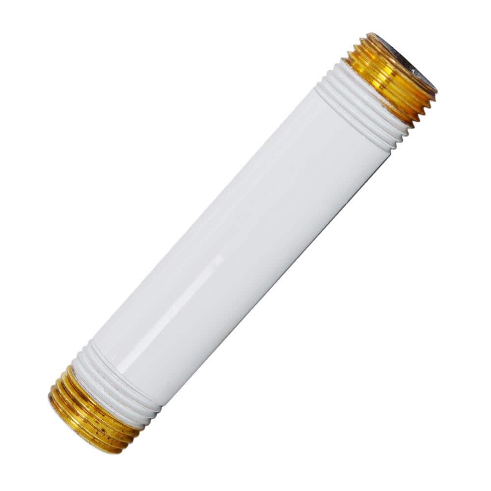 1/2 in. x 4in. IPS Brass Pipe Nipple, Powder Coat White price history on PriceWatchPro