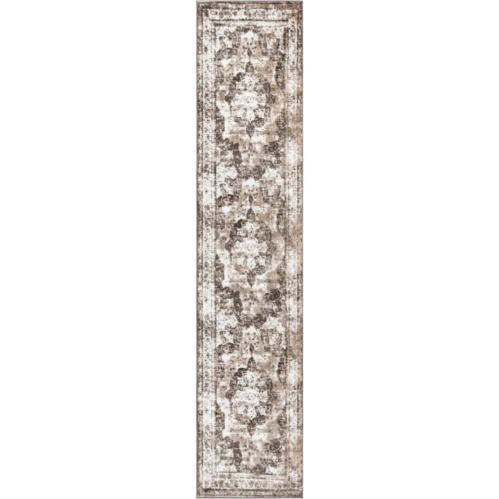 Sofia Salle Garnier Light Brown 2 ft. 7 in. x 12 ft. Area Rug price history on PriceWatchPro