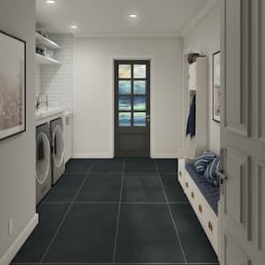 Indoterra Volcanic Ash 24 in. x 48 in. Matte Porcelain Concrete Look Floor and Wall Tile (15.26 sq. ft./case)