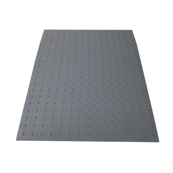 DWT Tough-EZ Tile 3 ft. x 4 ft. Dark Gray Detectable Warning Tile