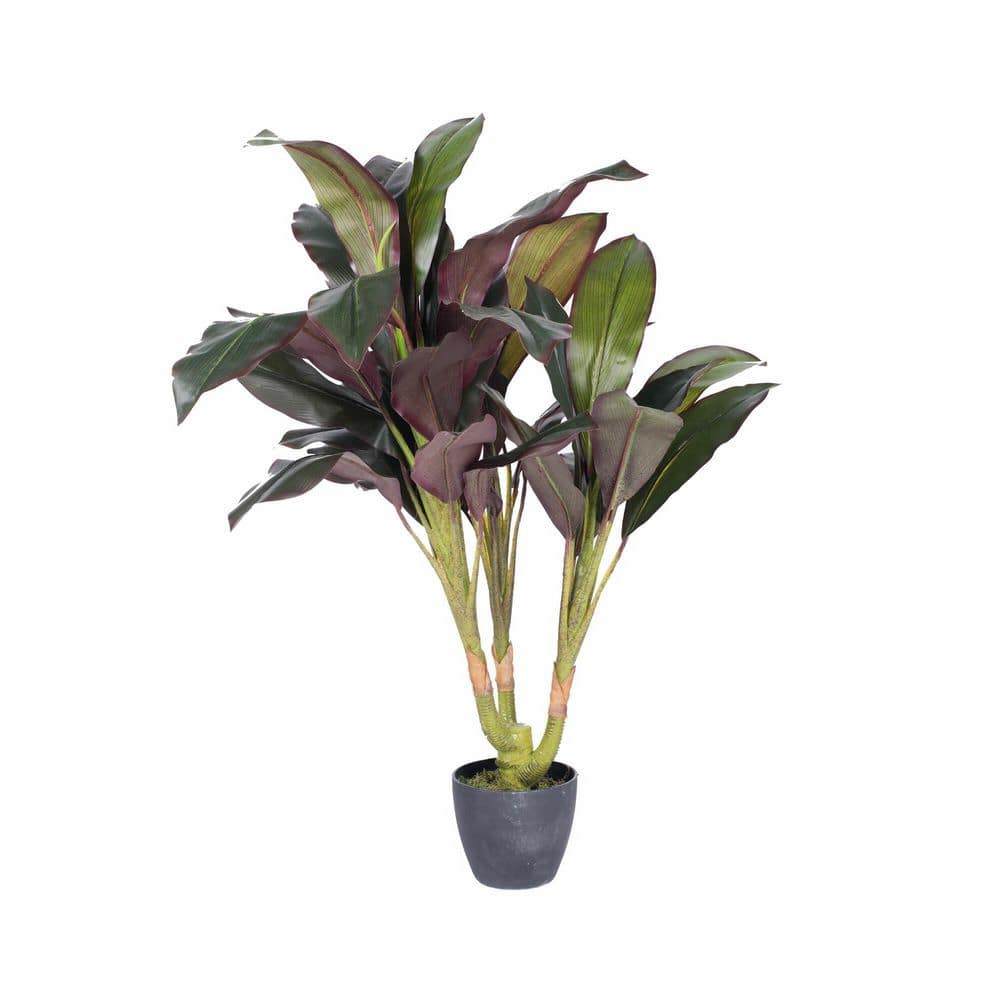 Tiny Green Silk Dracaena Faux Potted Plant