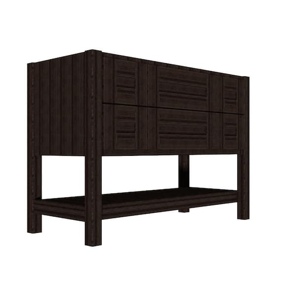 Home Decorators Collection Garrison Hill 48 in. Vanity Cabinet Only in Charcoal