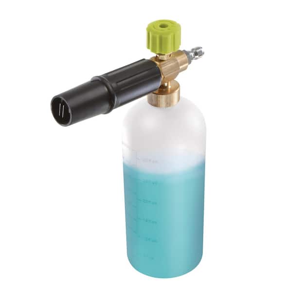 Sun Joe 34 oz. Foam Cannon for SPX Series Electric Pressure Washers with  Adjustable Spray Nozzle SPX-FC34-PRO - The Home Depot